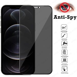 ProGuard 3-PACK iPhone 12 skærmbeskytter Anti-Spy HD 0,3 mm Svart