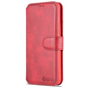 Yazunshi Smooth Wallet Case - Samsung Galaxy S23 Plus Röd