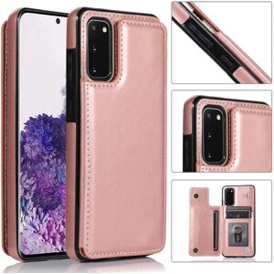 Nkobee Samsung Galaxy S20 FE - Smart Cover med pung Roséguld