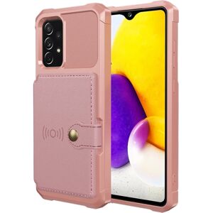 Floveme Samsung Galaxy A53 5G - Smart Cover med Kortholder Roséguld