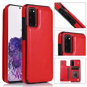 Nkobee Cover med kortslot - Samsung Galaxy S20 Röd