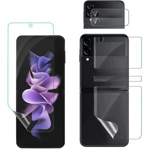 ProGuard Samsung Z flip 4 - Hydrogel skærmbeskytter 4 i 1 (inkl. kamerabeskyttelse) Transparent