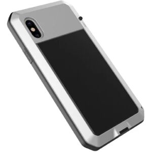 Army HEAVY DUTY Shock Drop (jernbestandigt) aluminium til iPhone X/XS Silver