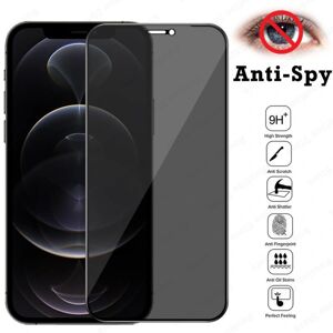 ProGuard 2-PACK iPhone 12 Pro Max skærmbeskytter Anti-Spy HD 0,3 mm Svart