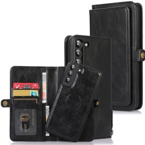 Samsung Galaxy S23 Plus - ZLEEP Dual Function Wallet Cover Svart