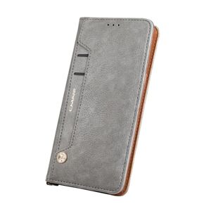 MTK CMAI2 Litchi Wallet Case Samsung Galaxy S8 - Grå Black