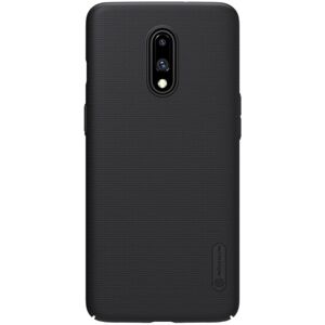 NILLKIN Super Frosted Shield Hard Plastic Taske til OnePlus 7 - Black