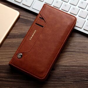 MTK CMAI2 Litchi Wallet Cover til iPhone 7 / 8 / SE (2020) - Brun Brown