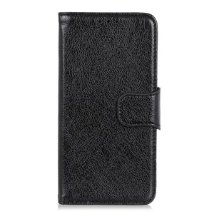 MTK Sony Xperia L4 Textured Split Wallet Case - Sort Black