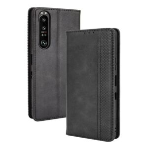 MTK Wallet Mobiltelefoncover til Sony Xperia 1 III Black