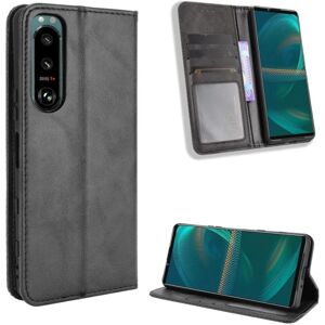 MTK Wallet Mobiltelefoncover til Sony Xperia 5 III Black