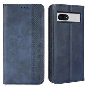 MTK Google Pixel 7a Stand Phone Case Fuld Protection Pung Cover - Bl Blue
