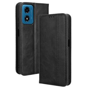 MTK Til Motorola Moto G04 4G / G24 Power Case Wallet Case Shell Black