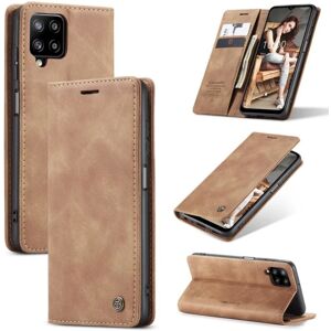 CASEME Retro Pung Taske til Samsung Galaxy A12 - Brun Brown