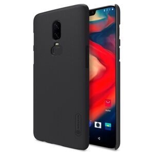 NILLKIN Super Frosted Shield Hard Plastic Taske til OnePlus 6 - Black