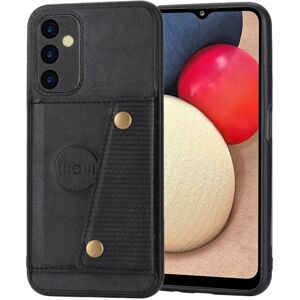 Floveme Luksus PC Læder Retro Flip Wallet Case til Galaxy A54 5G Black