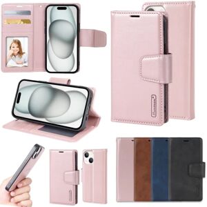 Hanman iPhone 15 Plus 2-i-1 mobiltaske Pink gold