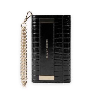 IDEAL OF SWEDEN Studio Clutch iPhone 12/12P Neo Noir Croco