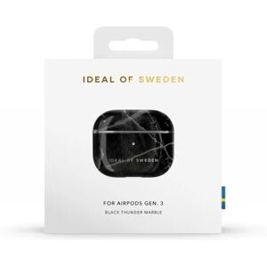 IDEAL OF SWEDEN Printed AirPods Case Gen 3 Black Thunder Marble