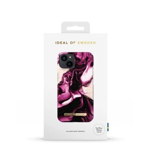 IDEAL OF SWEDEN Fashion Case iPhone 13/14 Golden Ruby Marble