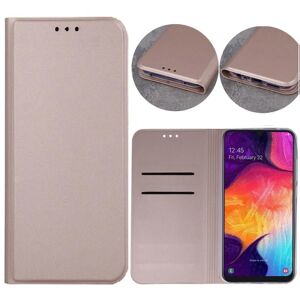 TechSolz Samsung Galaxy A21s - Smart Skin Mobile Wallet Pink gold