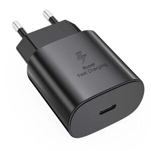 Pd25w Superhurtig opladningsstik S23 og oplader S22 Samsung 25W Charging Plug Black