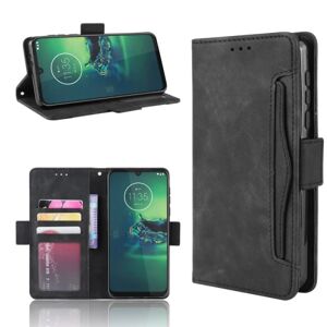 ExpressVaruhuset Motorola Moto G8 Plus tegnebog etui PU læder 6-SLOT Winston V3 Black