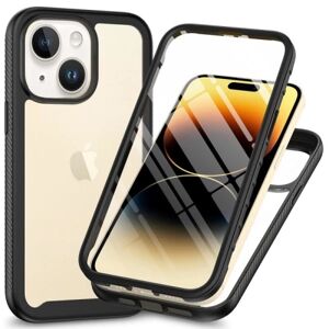 ExpressVaruhuset iPhone 15 fuld dækning Premium 3D etui 3i1 ThreeSixty Transparent
