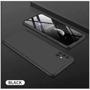 ExpressVaruhuset Samsung A51 360° 3in1 FullCover Cover inkl. Hærdet glas Black