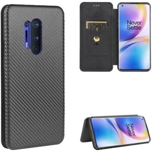 ExpressVaruhuset OnePlus 8 Pro Flip Case Cardrum CarbonDreams Black