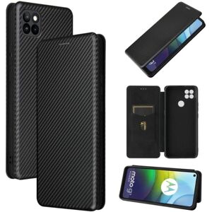 ExpressVaruhuset Motorola Moto G9 Power Flip Case Card Carbondreams Black