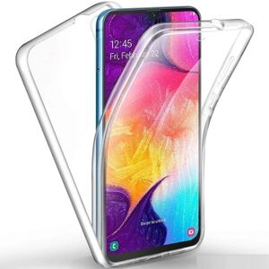 ExpressVaruhuset 360° Full Cover Silikone Cover Samsung A40 Transparent