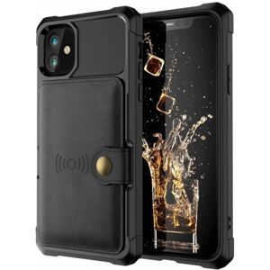 ExpressVaruhuset iPhone 11 Stødsikkert Premium Cover 4-KOMPARTMENT Solid V3 Black