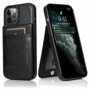 ExpressVaruhuset iPhone 12 Pro Max Mobil Cover Kortholder 6-SLOT Retro V3 Rosenguld