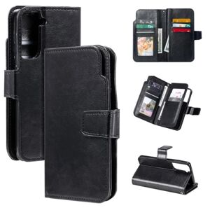 ExpressVaruhuset Samsung S21 Praktisk tegnebog taske med 12-Fack Array V4 Black