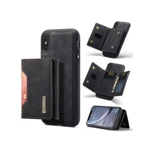 ExpressVaruhuset 8-SLOT iPhone X / XS stødsikkert cover med magnetisk kortholder Black