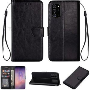 ExpressVaruhuset Samsung Note 20 Pung etui PU-Læder 4-KOMPARTMENT Evry Black