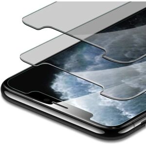 ExpressVaruhuset 2-PACK iPhone 12 Pro Privacy Hærdet glas 0,26 mm 2,5D 9H Transparent