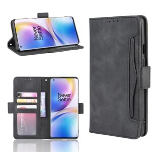 ExpressVaruhuset Oneplus 8 Pro Wallet Case PU Læder 6-SLOT Winston V3 Black