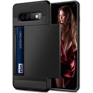 ExpressVaruhuset Samsung S10e stødsikkert cover med kortrum (SM-G970F) Black