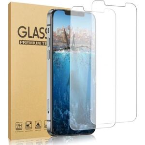 ExpressVaruhuset 2-PACK iPhone 13 Mini Hærdet glas 0,26 mm 2,5D 9H Transparent