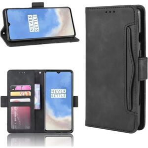 ExpressVaruhuset Oneplus 7T Wallet Case PU Læder 6-SLOT Winston V3 Black