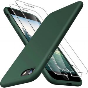 ExpressVaruhuset Gummibelagt stilfuldt cover 3in1 iPhone 7 / 8 / SE2 / SE3 - Grøn