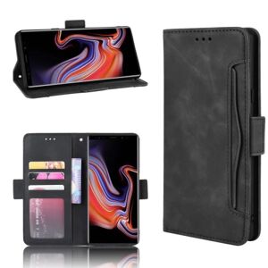 ExpressVaruhuset Samsung Note 9 Wallet Case PU Læder 6-LOMMES Winston V3 Black