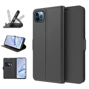 ExpressVaruhuset iPhone 12 Pro Max Flip Case Skin Pro V2 med kortrum Black