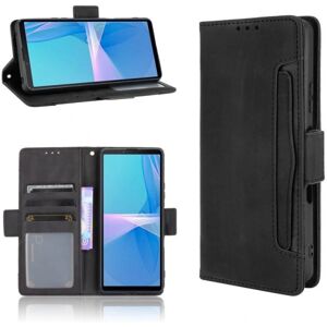 ExpressVaruhuset Xperia 10 IV Wallet Case PU-læder 6-LOMMES Winston V3 Black