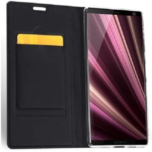 ExpressVaruhuset Xperia 10 Flip Case Skin Pro med kortrum Black