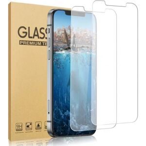 ExpressVaruhuset 2-PACK iPhone 12 Pro Max Hærdet glas 0,26 mm 2,5D 9H Transparent