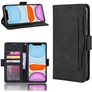 ExpressVaruhuset iPhone 12 Pro Max Wallet Case PU-læder 6-LOMMES Winston V3 Black