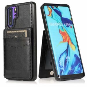 ExpressVaruhuset Huawei P30 Pro Mobile Cover Kortholder 5-SLOT Retro V3 Black